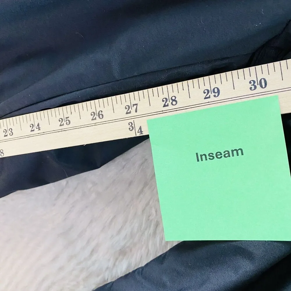 Sport Essentials Men's Large Black Insulated Nylon Snow Ski Cargo Pants Outdoor - Picture 9 of 14